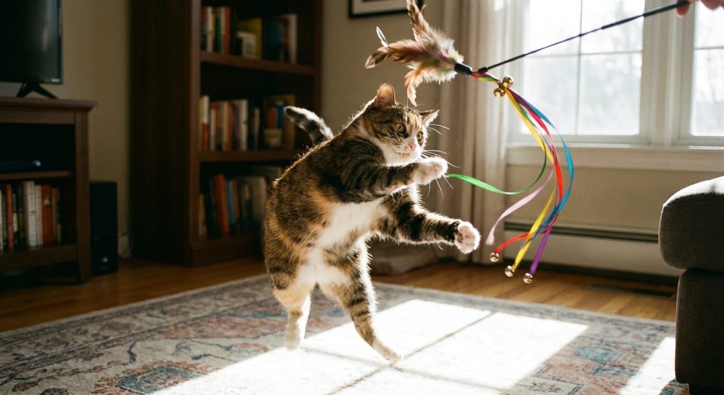 Review : Interactive cat rod